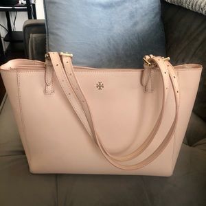 Tory Burch York Saffiano Leather tote- blush